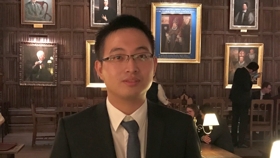 Chemistry alumnus in pursuit of PhD at Oxford