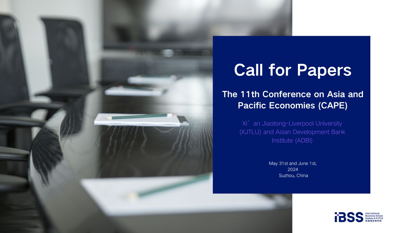 CALL FOR PAPERS | The 11th Conference on Asia and Pacific Economies (CAPE)