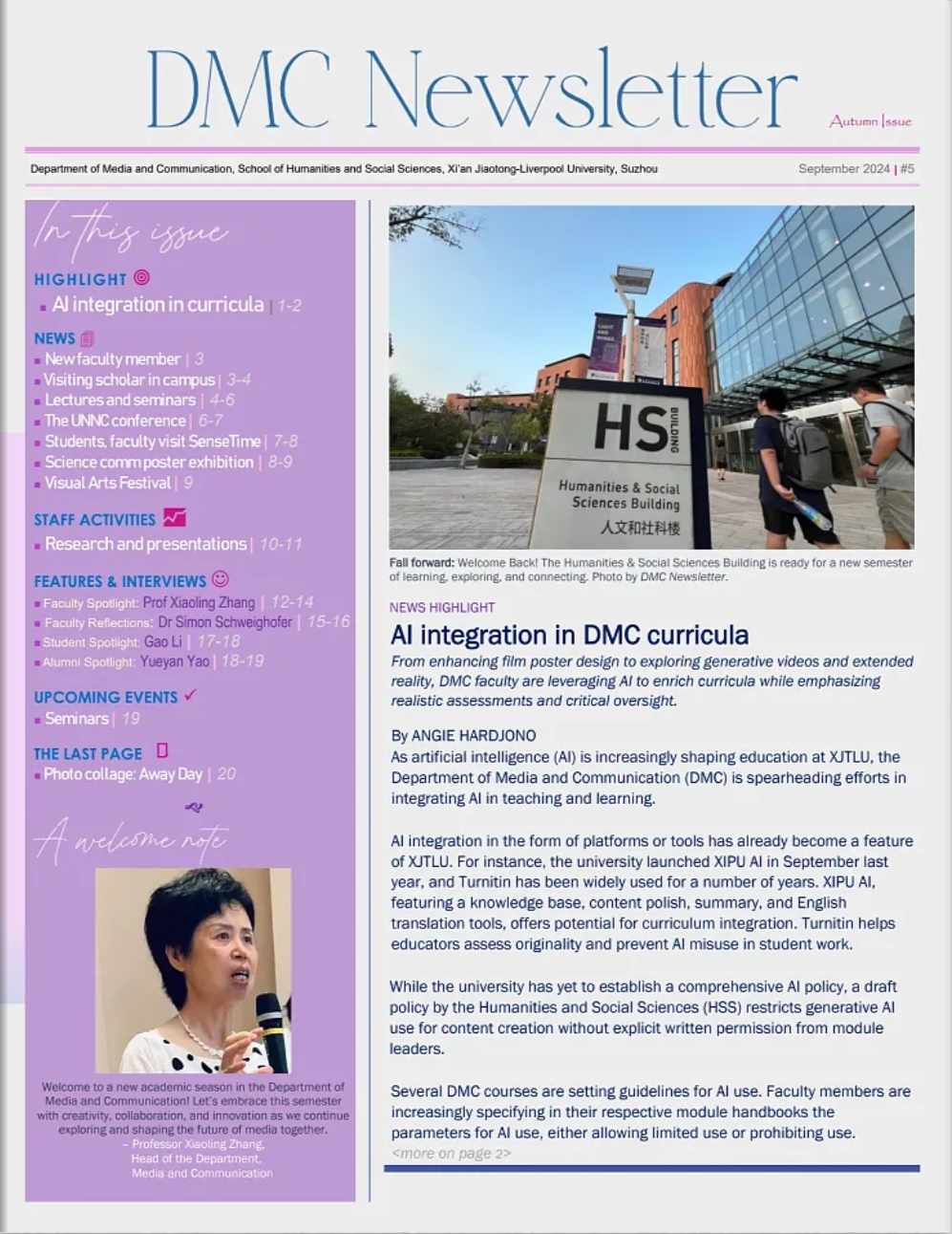 Newsletter Autumn Issue 2024