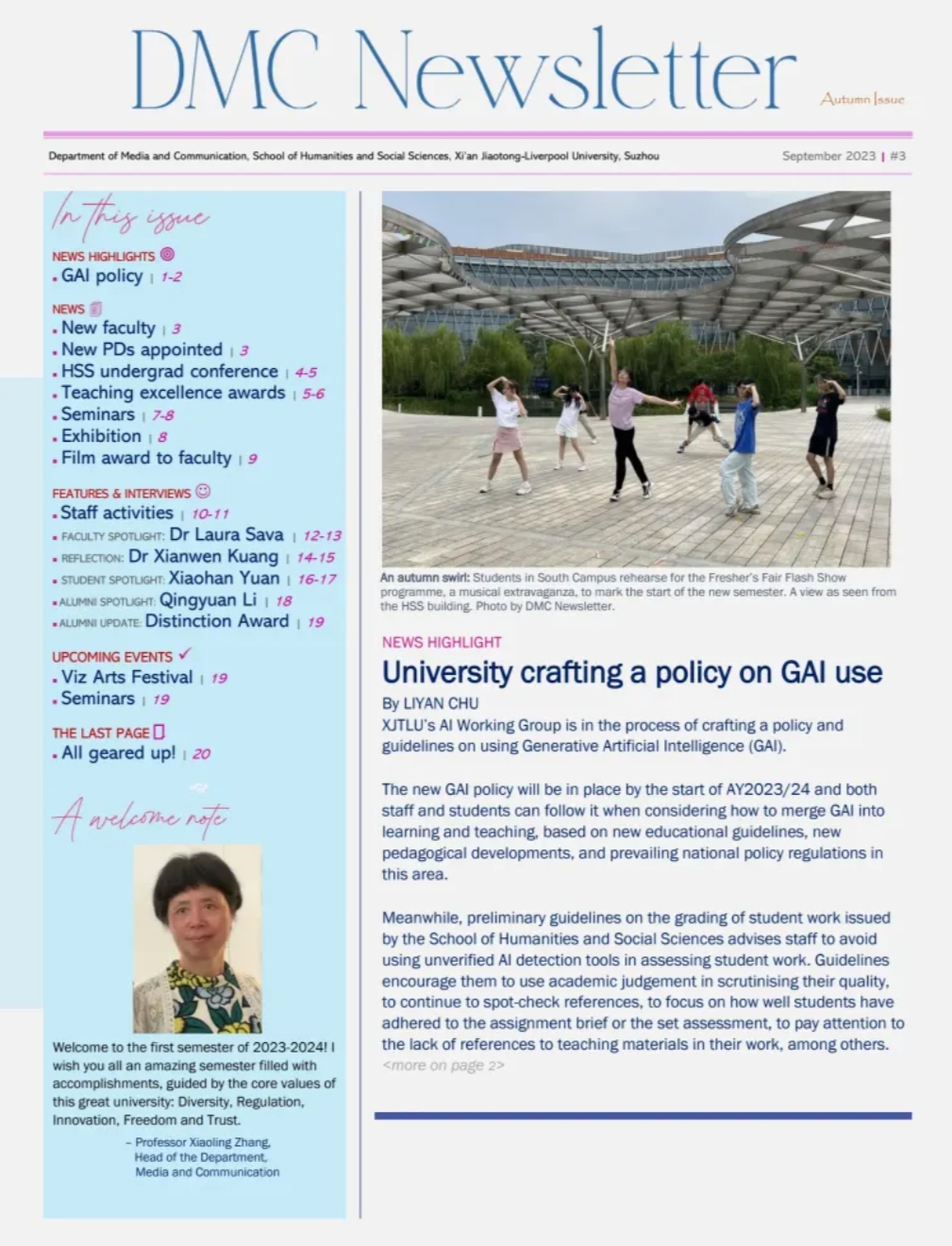 Newsletter Autumn Issue 2023