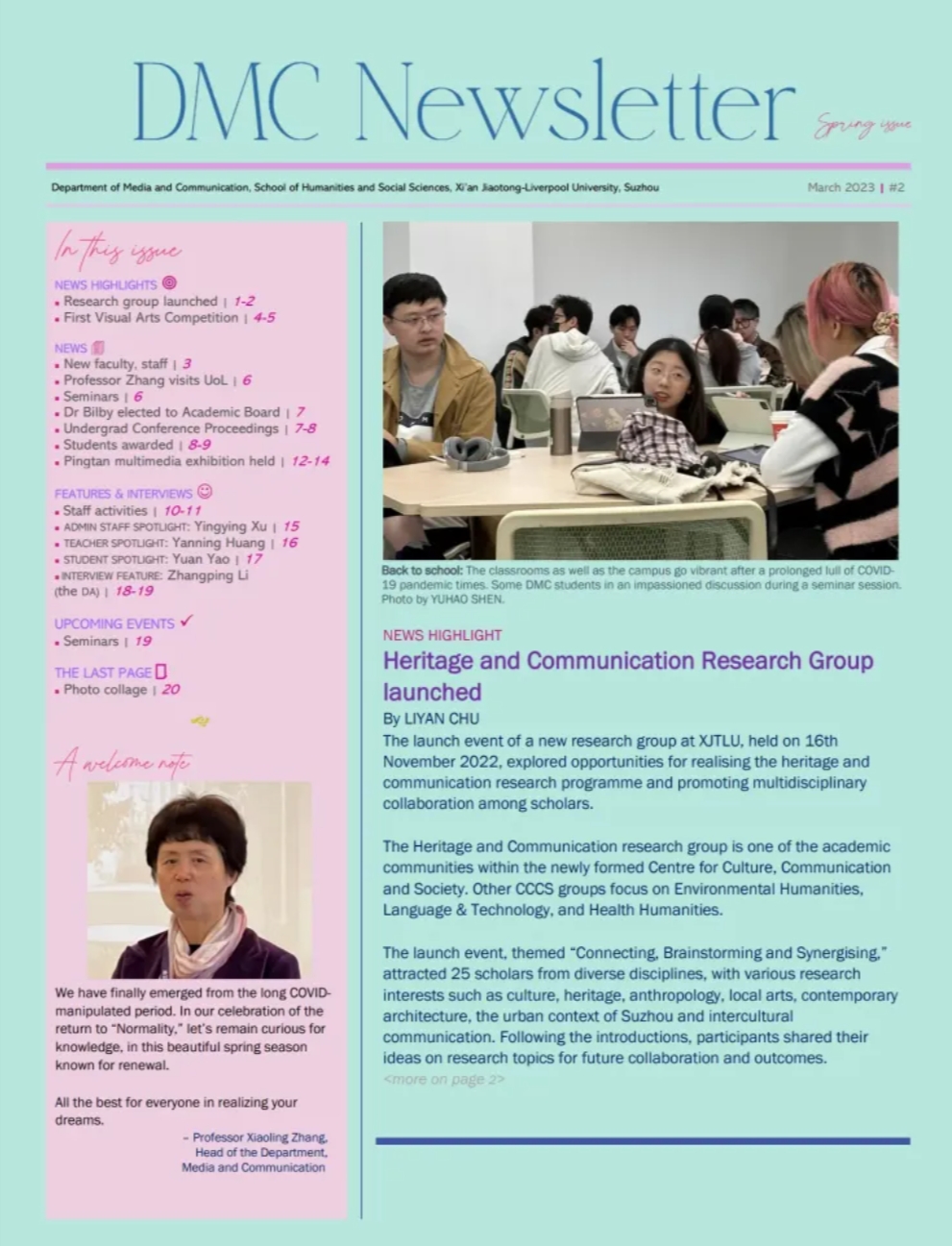 Newsletter Spring Issue 2023