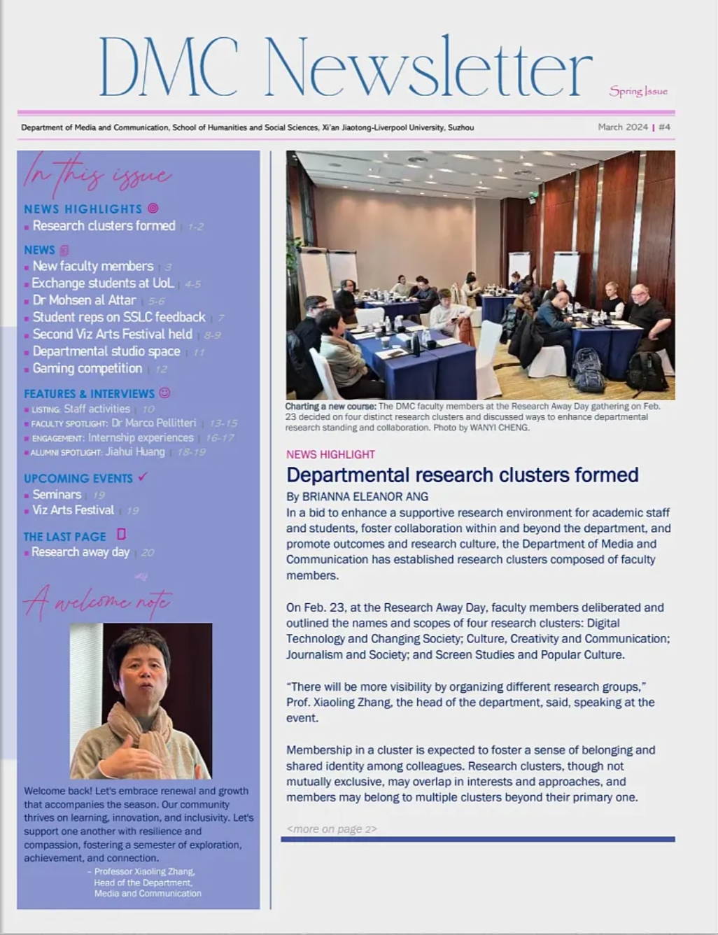 Newsletter Spring Issue 2024