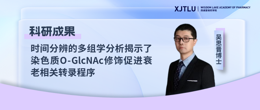 时间分辨的多组学分析揭示了染色质O-GlcNAc修饰促进衰老相关转录程序