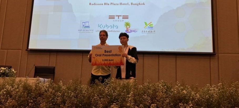 Student Awarded Best Presentation at Selenium Conference