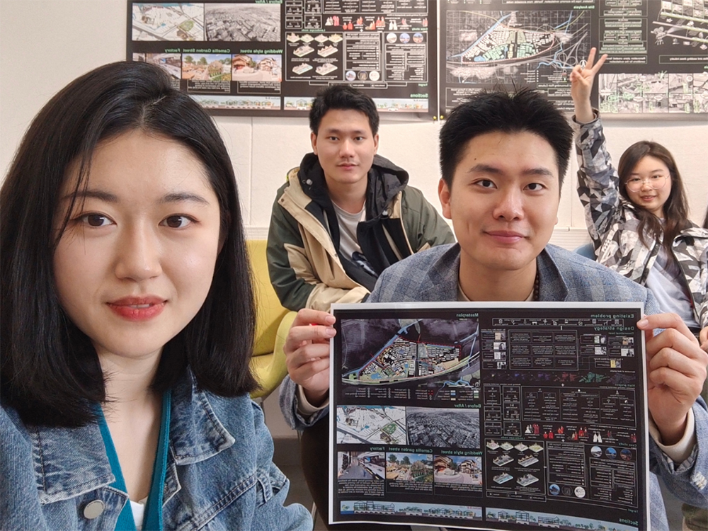 Students win award in international competition for proposing innovative urban renewal ideas