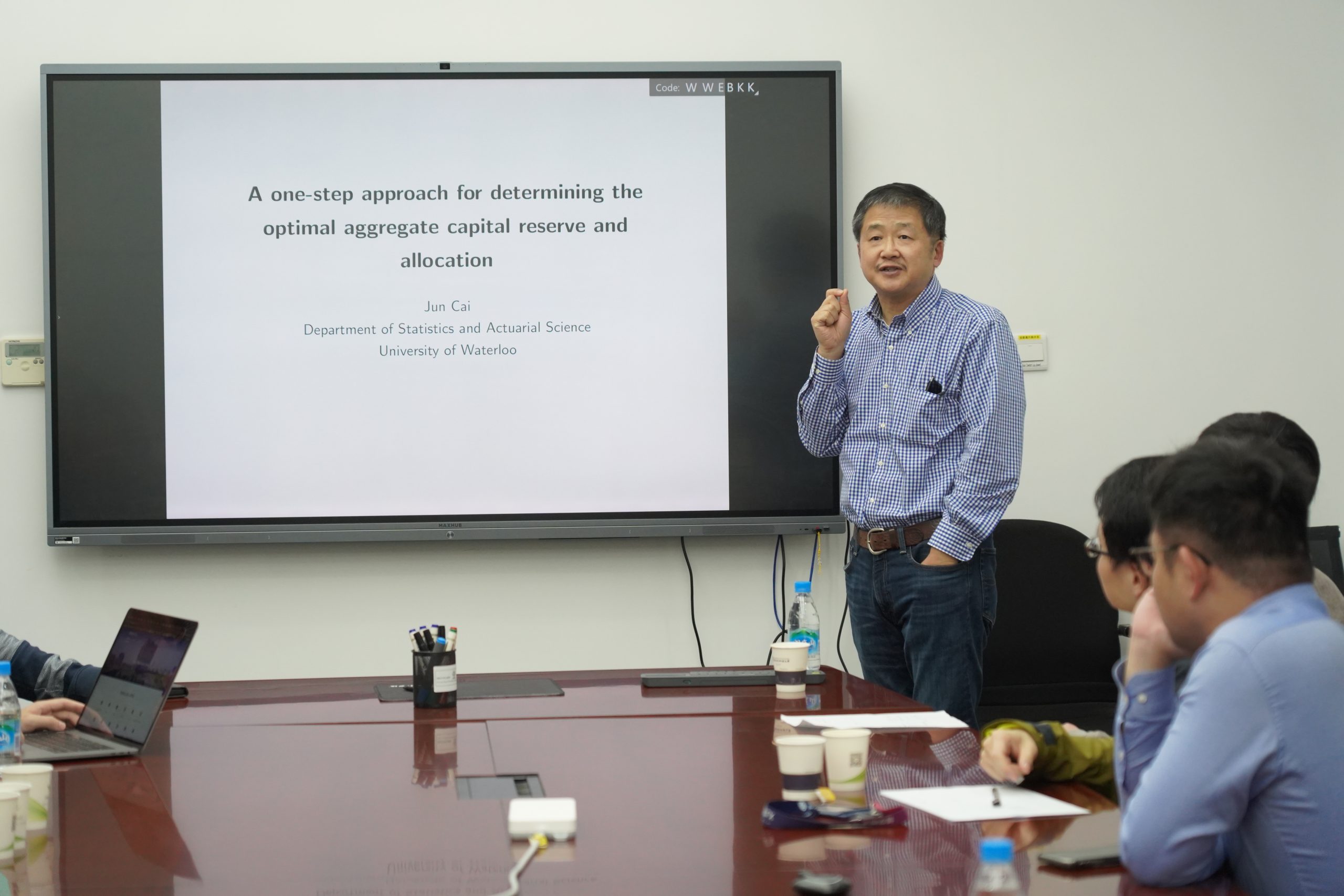 Seminar explores a New One-Step Approach for Optimizing Capital Reserves