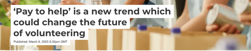 SMO Faculty from IBSS Publish Insightful Article on “Pay-to-Volunteer” Trend in The Conversation