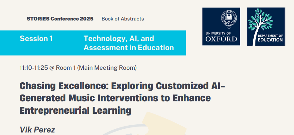 Dr Victor Perez Shares Vision at Oxford on the Future of Education and Cognitive Performance Music™