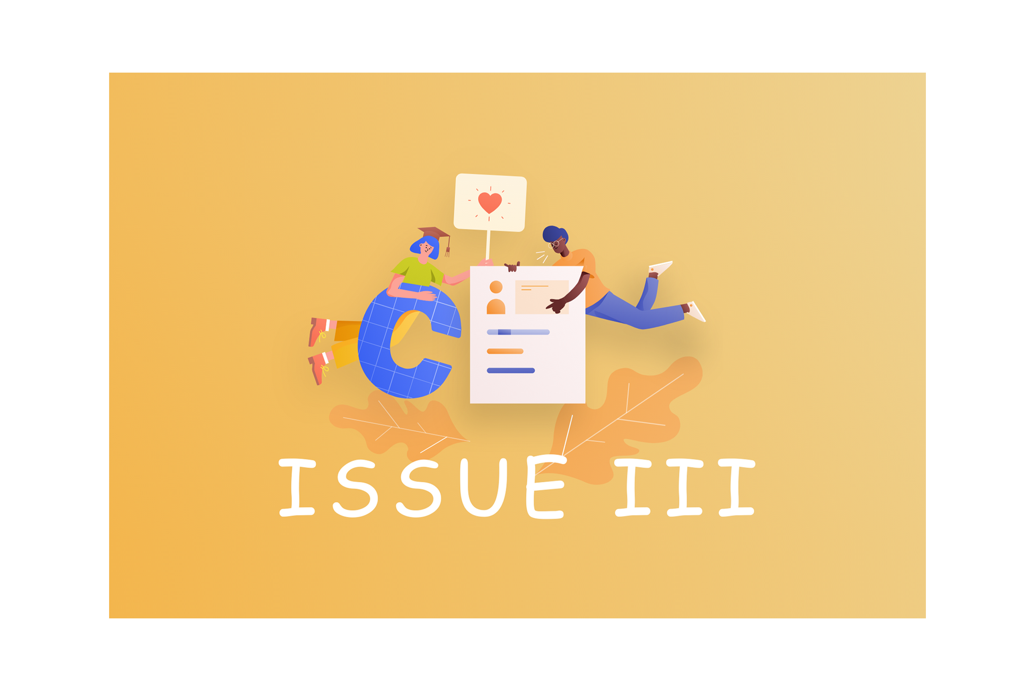 Issue III features the following cases: