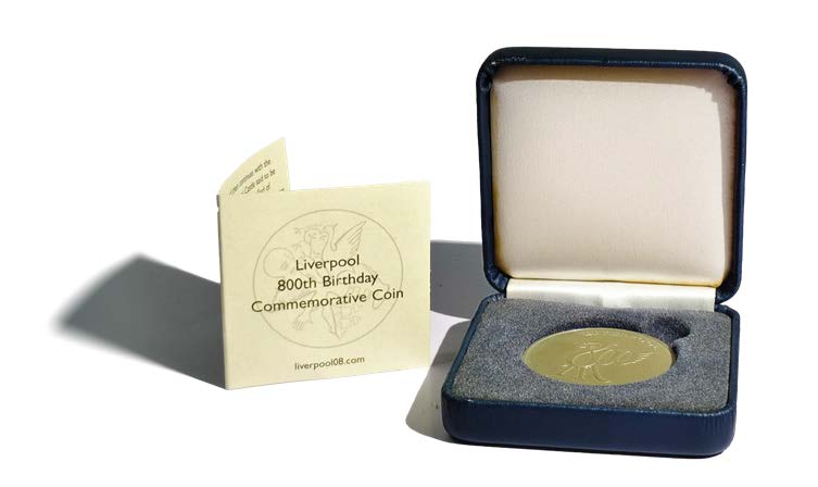 利物浦800周年纪念币