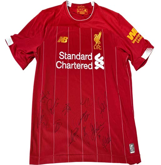 利物浦足球俱乐部签名球衣