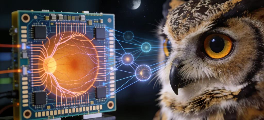 PhD student develops “owl-eye” chip for clearer night vision