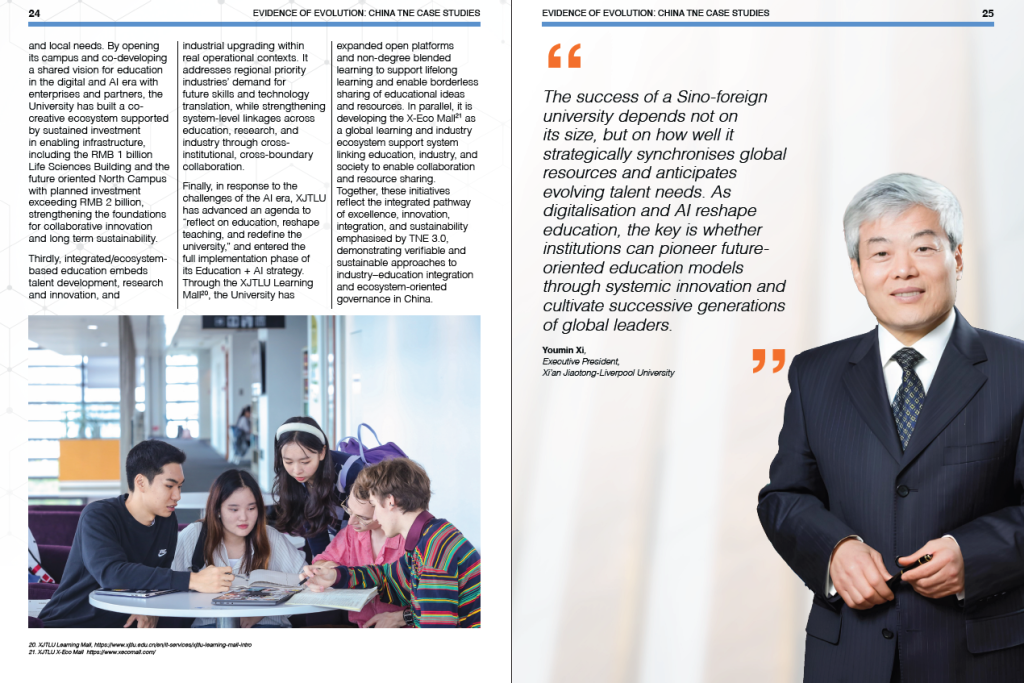 TNE Whitepaper featuring XJTLU