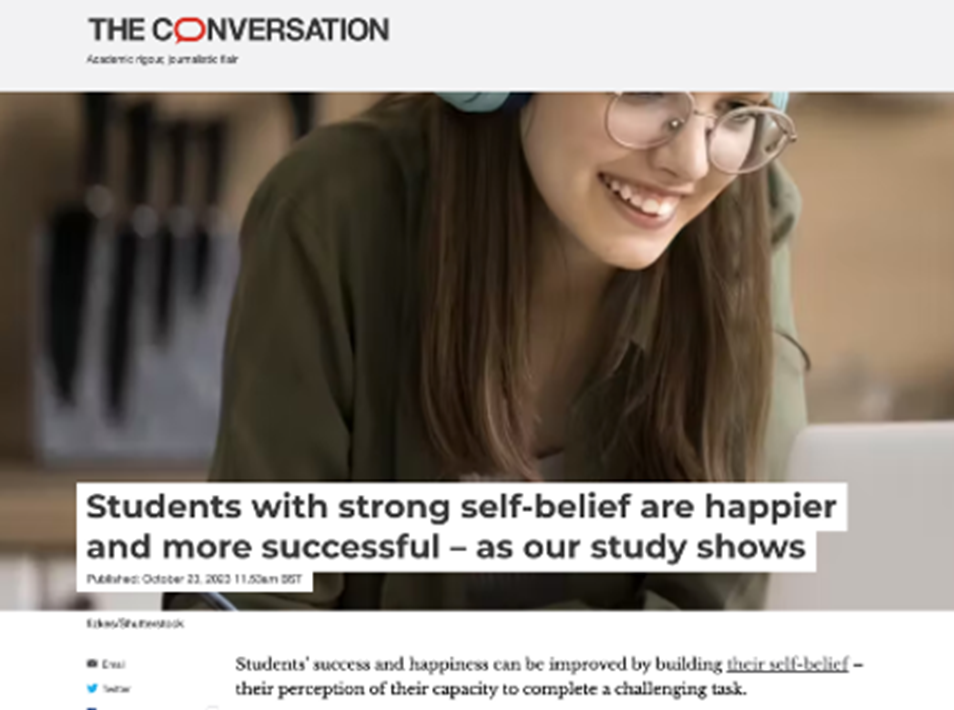 The Conversation报道西浦团队的课程、专业与毕业设计”交叉路径相关研究