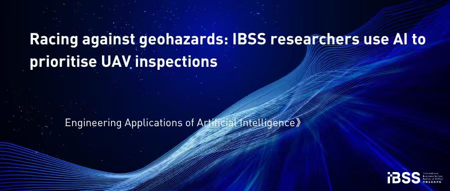 Racing against geohazards: IBSS researchers use AI to prioritise UAV inspections