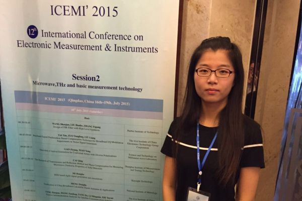 Undergraduate student presents at major conference
