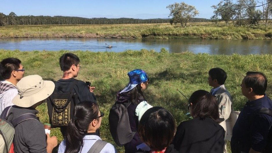 环境科学系学生赴日考察国际先进湿地修复策略