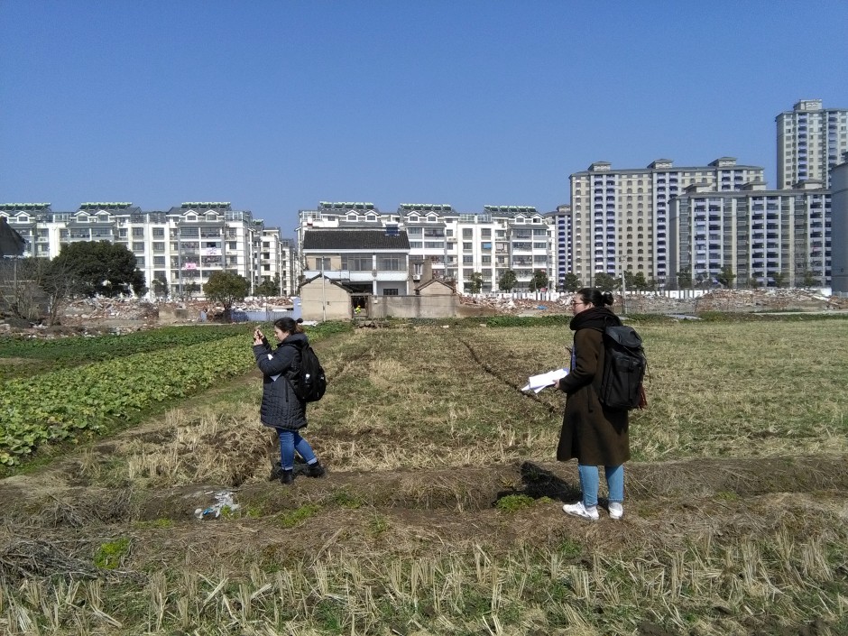 Fieldwork on climate change in the Yangtze River Delta